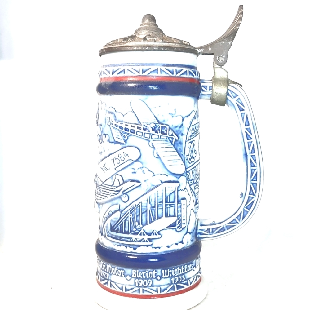Vintage Collectible 1981 Avon Beer Stein Airplane Mug